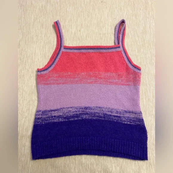 Lilly Pulitzer Bohemian Marled Ombré Tank Cabochon Purple Tessalyn Sweater Small - Picture 6 of 8